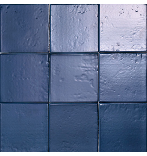 Panel Artigiana I Quadrati 05 Blu 11x11 Glossy