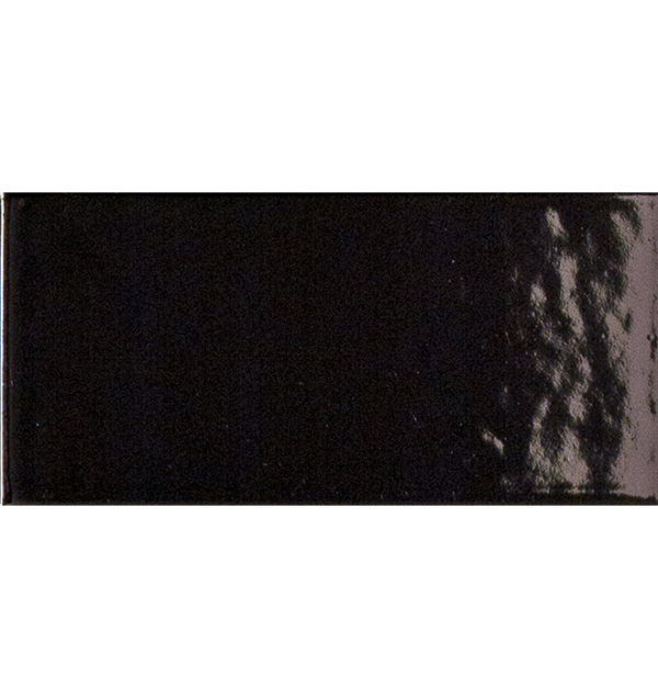 Piastrella Artigiana I bricchi 10 nero 11x5,5 Glossy