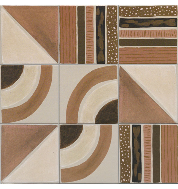 Panel Genesi Terra browns 15x15 Mix Matt